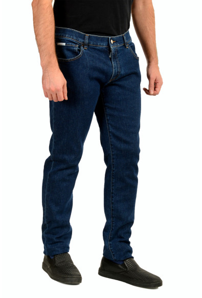 Dolce & Gabbana Men's "Skinny" Mid Blue 5 Pocket Jeans: Picture 2