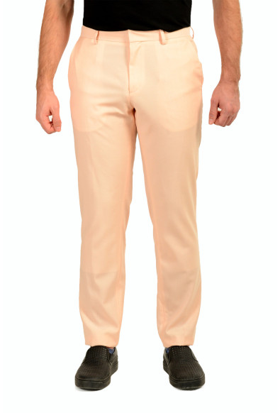 Hugo Boss Men's "H-Huge-2Pcs-224" Pink Wool Dress Pants