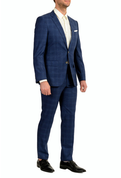 Hugo Boss Men's "Hutson5/Gander3" Slim Fit Blue 100% Wool Suit: Picture 2