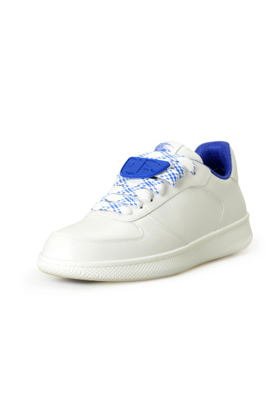 Burberry Men's "Terrace" White Leather Low Top Sneakers Shoes