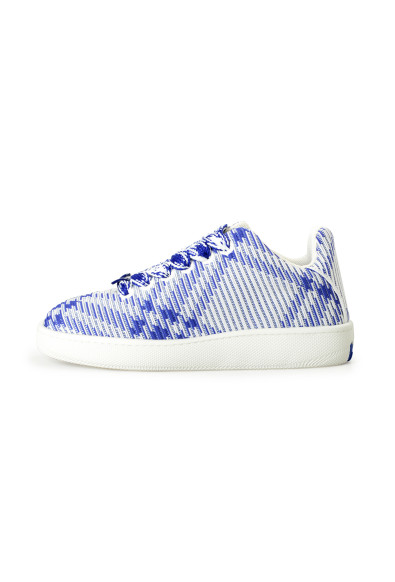 Burberry Men's "Box Knit" Canvas IP Check Low Top Sneakers Shoes: Picture 2