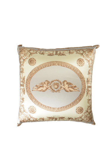 Versace "I Love Baroque" 100% Silk Throw Decorative Cushion Pillow