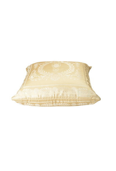 Versace Damask Pattern 100% Silk Jacquard Throw Decorative Cushion Pillow: Picture 2
