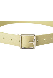 Burberry Women's Hunter Gray Textured Leather Belt: Picture 3