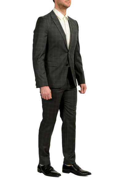 Hugo Boss Men's "Astian/Hets" Extra Slim Fit Plaid 100% Wool Suit: Picture 2