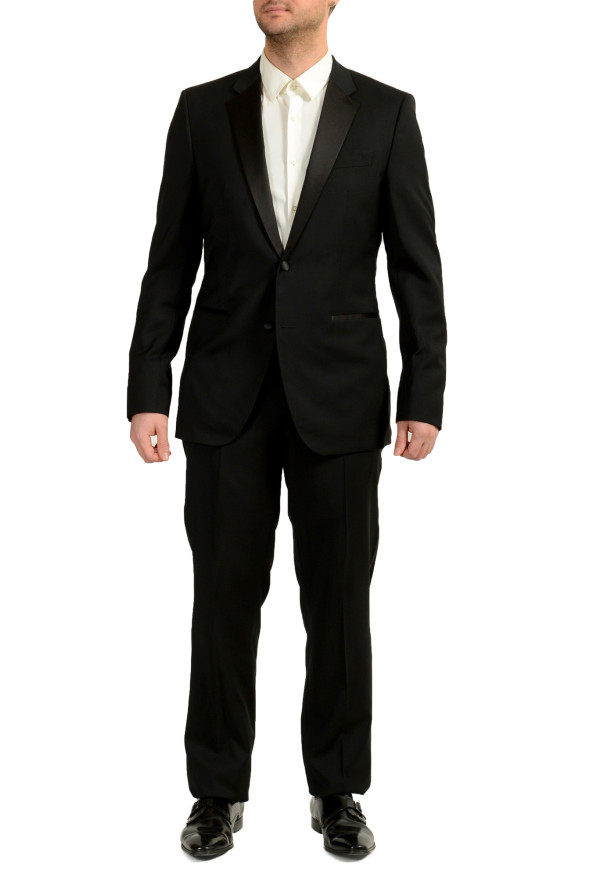 Hugo Boss Men's "The Stars75/Glamour3" Black Tuxedo 100% Wool Suit