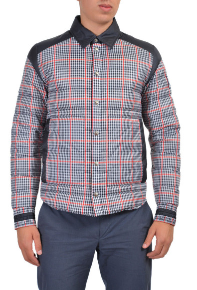 Moncler Men's Multi-Color Checkered Down Light Parka