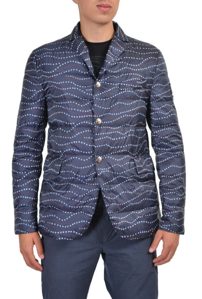 Moncler Men's Multi-Color Down Insulated Blazer Jacket 