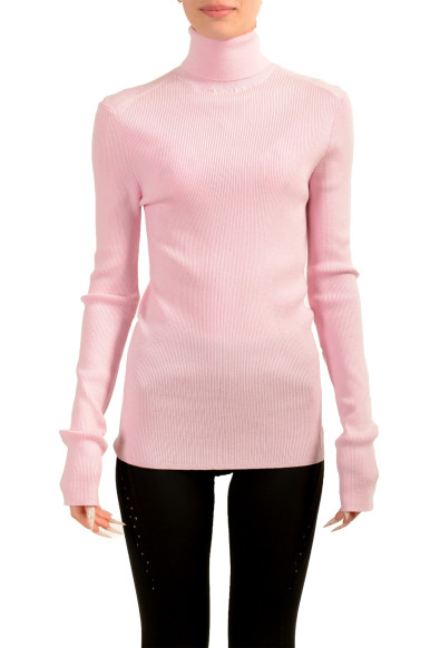 Burberry Women's Cameo Turtleneck Wool Stretch Pullover Sweater