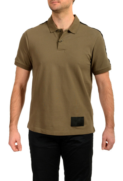 Armani Exchange Men's Olive Green Short Sleeve Polo Shirt