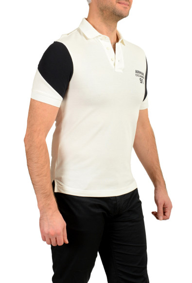 Armani Exchange Men's Two-Tone Logo Print Short Sleeve Polo Shirt: Picture 2