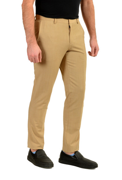 Hugo Boss Men's "Getlin232X" Slim Fit Beige Wool Dress Pants: Picture 2