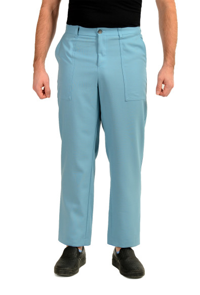 Hugo Boss Men's C-Pitt-Patch-253 Relaxed Fit 100% Wool Casual Pants 