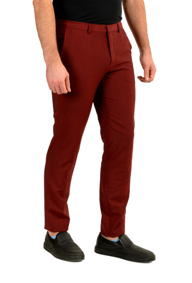 Hugo Boss Men's "Hesten232X" Extra Slim Fit Red Wool Dress Pants : Picture 2
