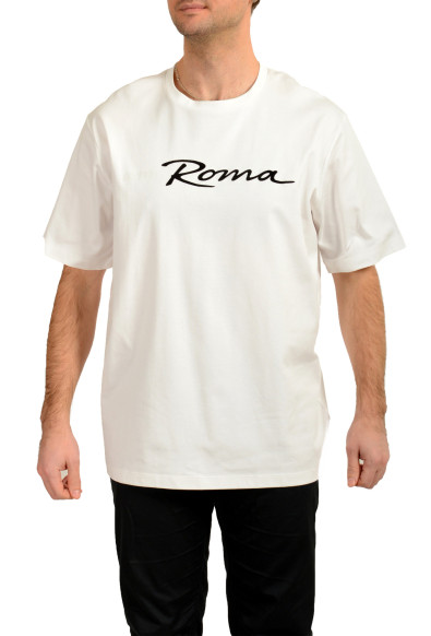 Scuderia Ferrari Men's White "ROMA" Short Sleeve T-Shirt 