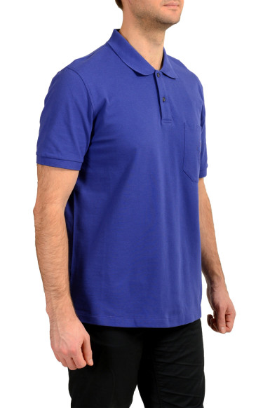 Scuderia Ferrari Men's Purple Piquet Short Sleeve Polo Shirt : Picture 2