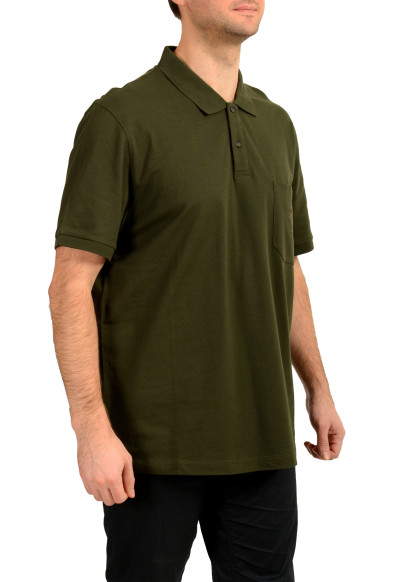 Scuderia Ferrari Men's Olive Green Piquet Short Sleeve Polo Shirt : Picture 2