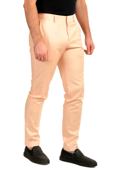 Hugo Boss Men's "H-Genius-252" Salmon Pink Slim Fit Wool Pants: Picture 2