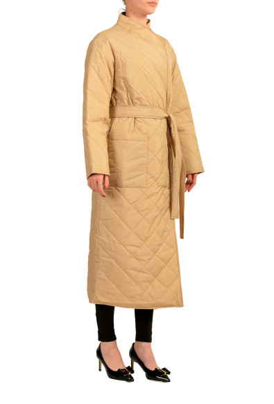 Hugo Boss Women's "Palotta" Beige Belted Insulated Coat: Picture 2