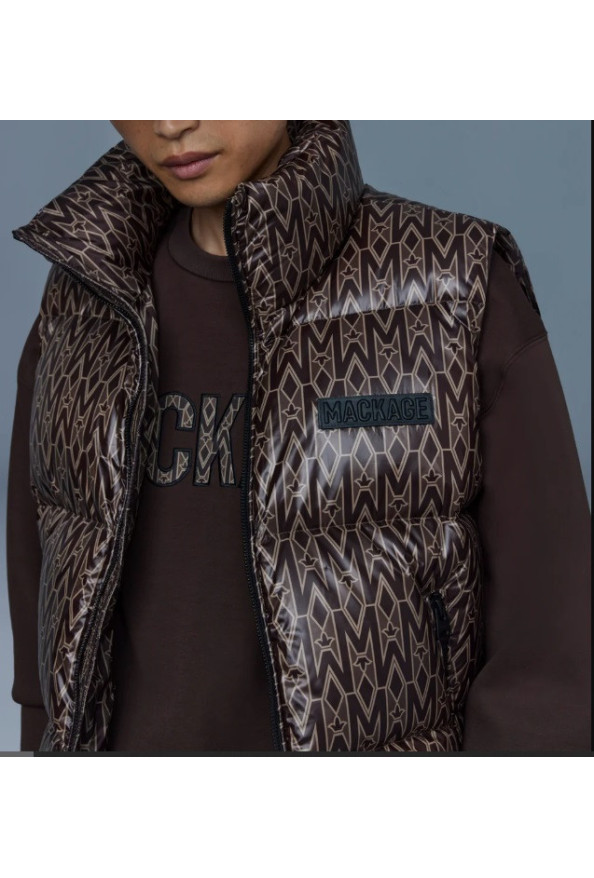 Mackage Men's KANE-MG Coffee Down Vest Sleeveless Jacket: Picture 3