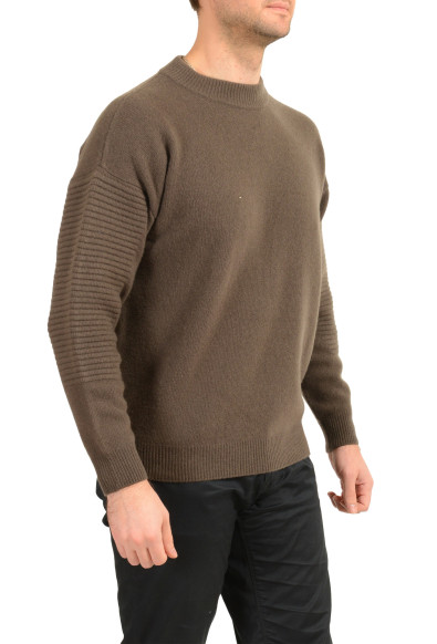 Scuderia Ferrari Men's Brown Wool Cashmere C-Neck Sweater: Picture 2