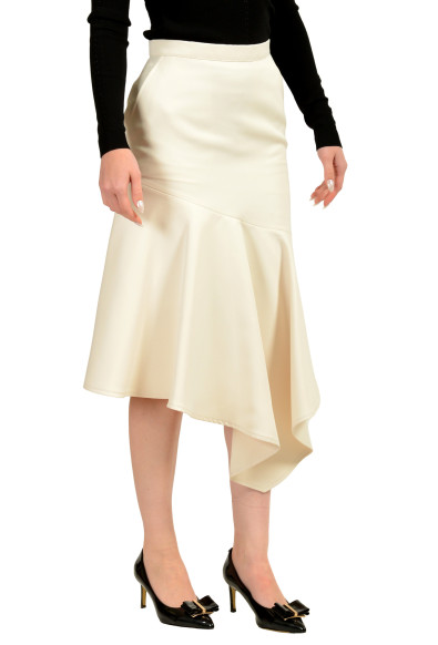 Scuderia Ferrari Women's Ivory Asymmetrical Skirt 