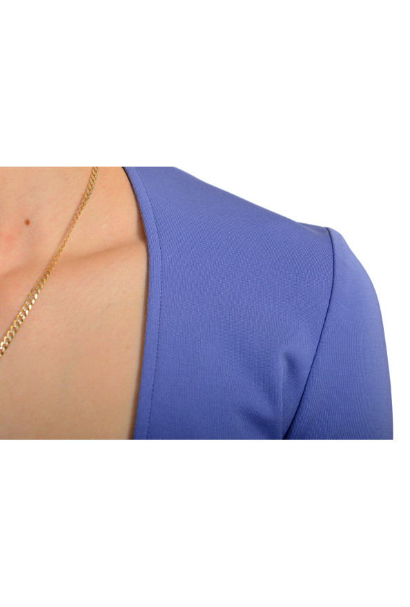 Scuderia Ferrari Women's Purple Cropped Long Sleeve Blouse Top: Picture 4