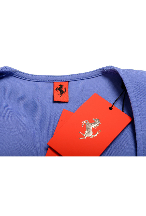 Scuderia Ferrari Women's Purple Cropped Long Sleeve Blouse Top: Picture 6