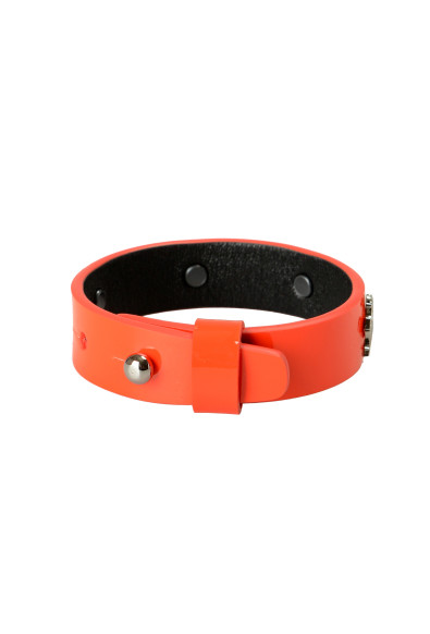 Scuderia Ferrari Red "Hypersonic" Single Coil 100% Patent Leather Bracelet: Picture 2