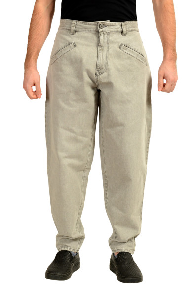 Scuderia Ferrari Men's Gray Light Denim 5 Pocket Jeans 