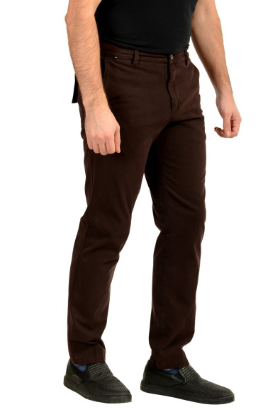 Hugo Boss "H-Kane1" Regular Fit Purple Flat Front Casual Pants: Picture 2