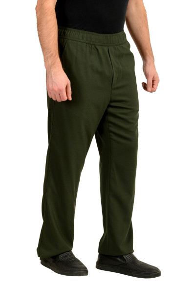 Hugo Boss "Gino253"Green Elastic Waist Casual Pants : Picture 2