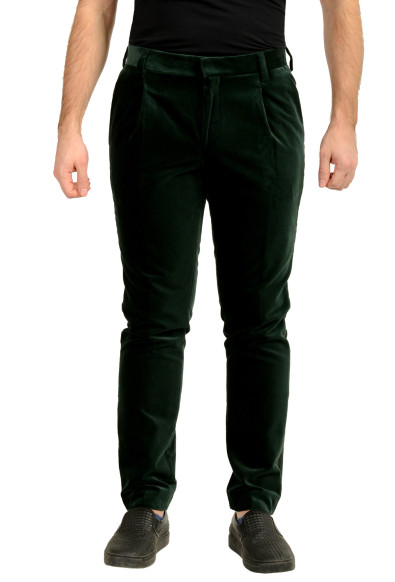 Hugo Boss "Hetlin254E1X" Slim Fit Velour Tuxedo Dress Pants 