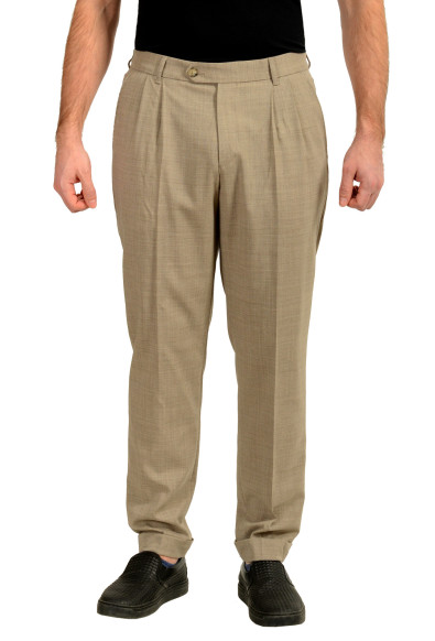 Hugo Boss "C-Perin-DPL-TU-253" Relaxed Fit 100% Wool Dress Pants