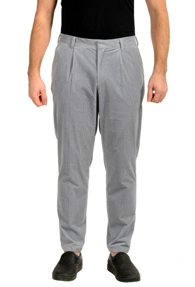 Hugo Boss "C-Perin-PL-253" Relaxed Fit Corduroy Pleated Front Pants 