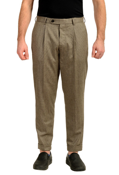 Hugo Boss "L-Peet-Pleat-234" Relaxed Fit 100% Wool Dress Pants 