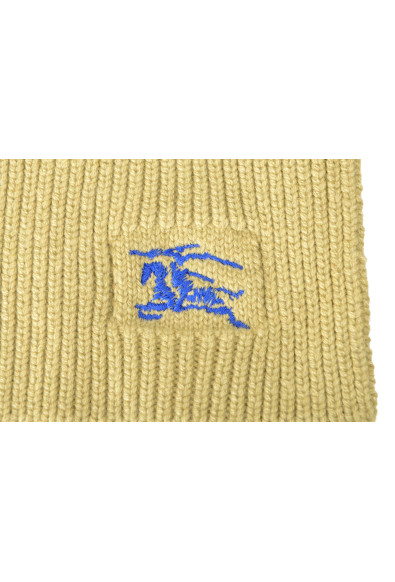 Burberry "Ribbed EKD Scarf" Stone Gray 100% Cashmere Long Scarf: Picture 2