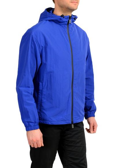 Burberry Men's "Knight" Royal Blue Hooded Full Zip Windbreaker Jacket US S IT 48: Picture 2