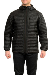 Burberry Men's "Letham" Black Hooded Full Zip Windbreaker Jacket 