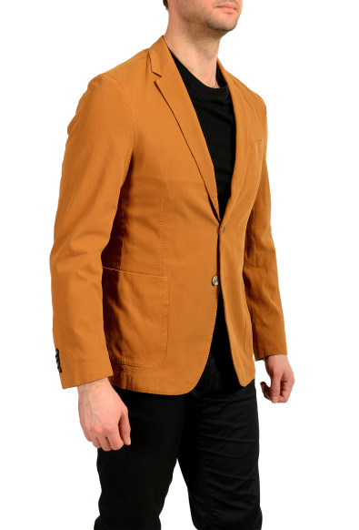 Hugo Boss Men's "Hanry-D" Slim Fit Brown Striped Two Button Blazer: Picture 2