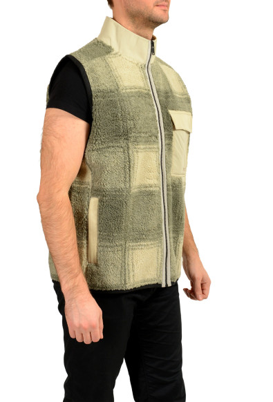 Hugo Boss "Ze_Check" Men's Full Zip Multi-Color Sherpa Vest : Picture 2