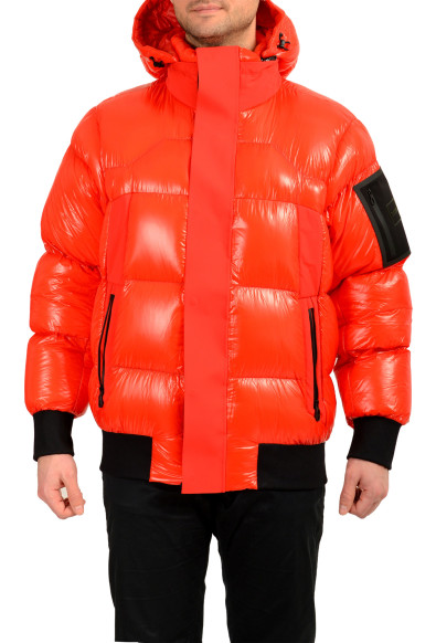 Hugo Boss "J-Ronnie" Red Down Hooded Parka Jacket 