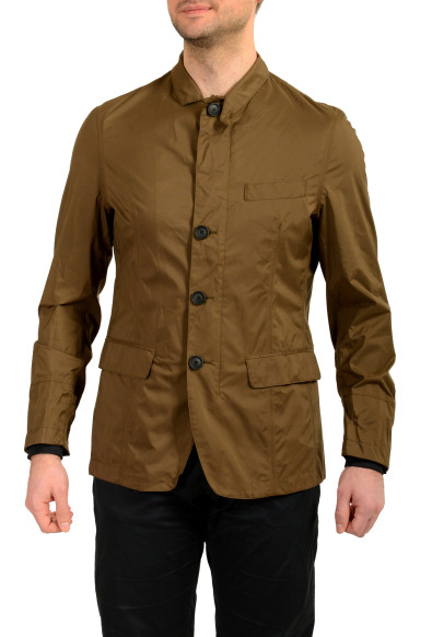 Hugo Boss "P-Hanry-Tape-233F" Slim Fit Olive Windbreaker Jacket 