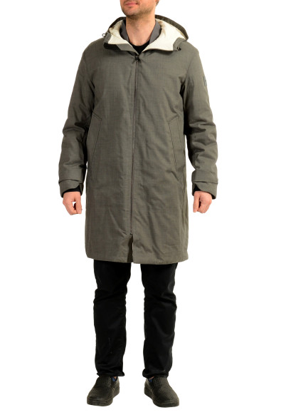 Hugo Boss "P-Crandell" Gray Insulated Hooded Parka Coat