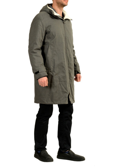 Hugo Boss "P-Crandell" Gray Insulated Hooded Parka Coat: Picture 2