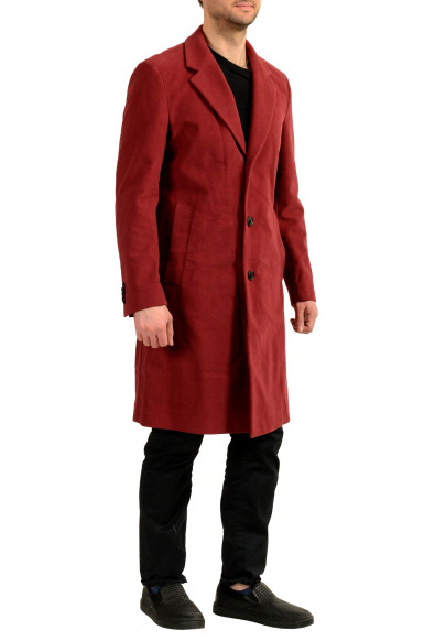 Hugo Boss "C-Jared-243" Vine Red Button Down Coat: Picture 2