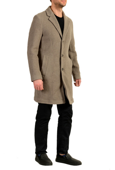 Hugo Boss "C-Hyde-SFT-244" Gray Wool Button Down Coat: Picture 2