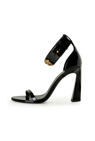 Versace Women's Gold Medusa Patent Leather Ankle Wrap Pumps Shoes: Picture 2
