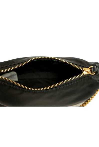 Versace Gold Medusa Black Nylon Small Hobo Handbag Shoulder Bag: Picture 2