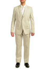 Versace Collection Men's Light Gray Two Button Suit